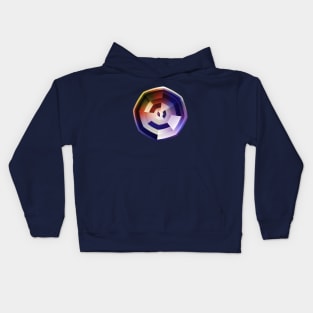 Golden Color Wheel Kids Hoodie